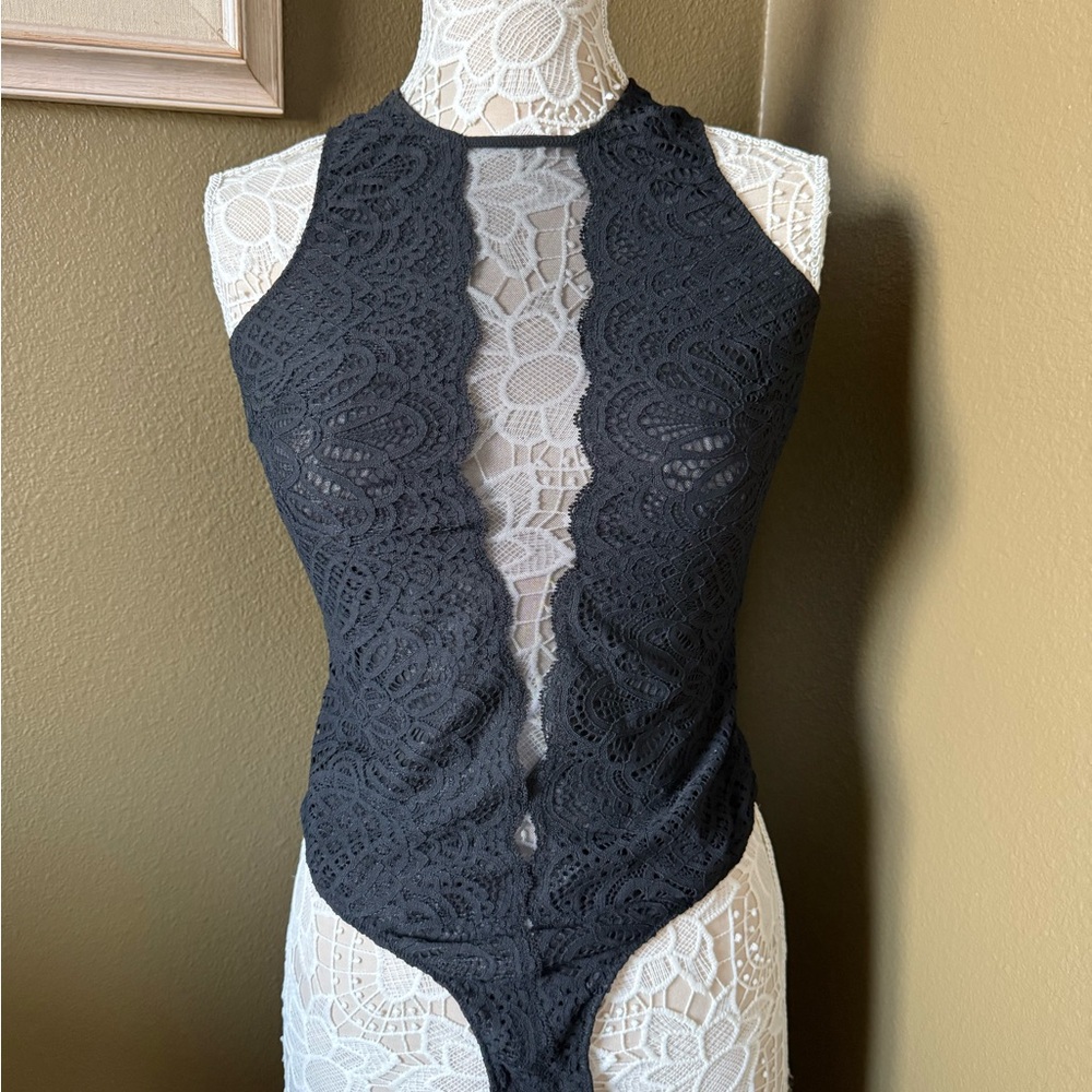 Victoria’s Secret Black Lace bodysuit